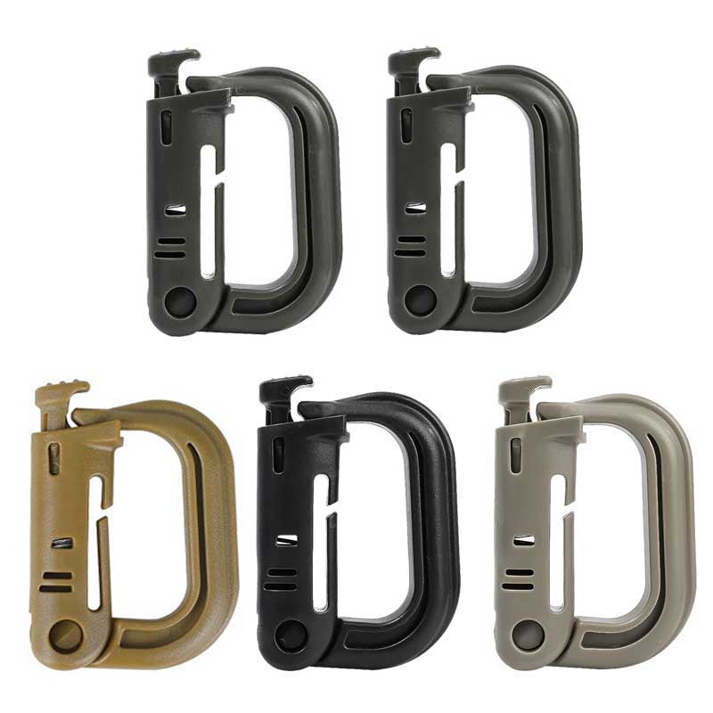 Carabiner Locking D - 5PCS Grimloc Molle Carabiner D Locking
