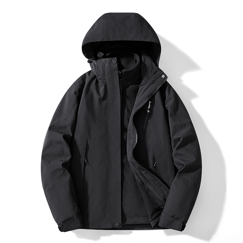 Outdoor Adventure Windbreaker - Exceptional 3 in1 Autumn Hiking Jackets