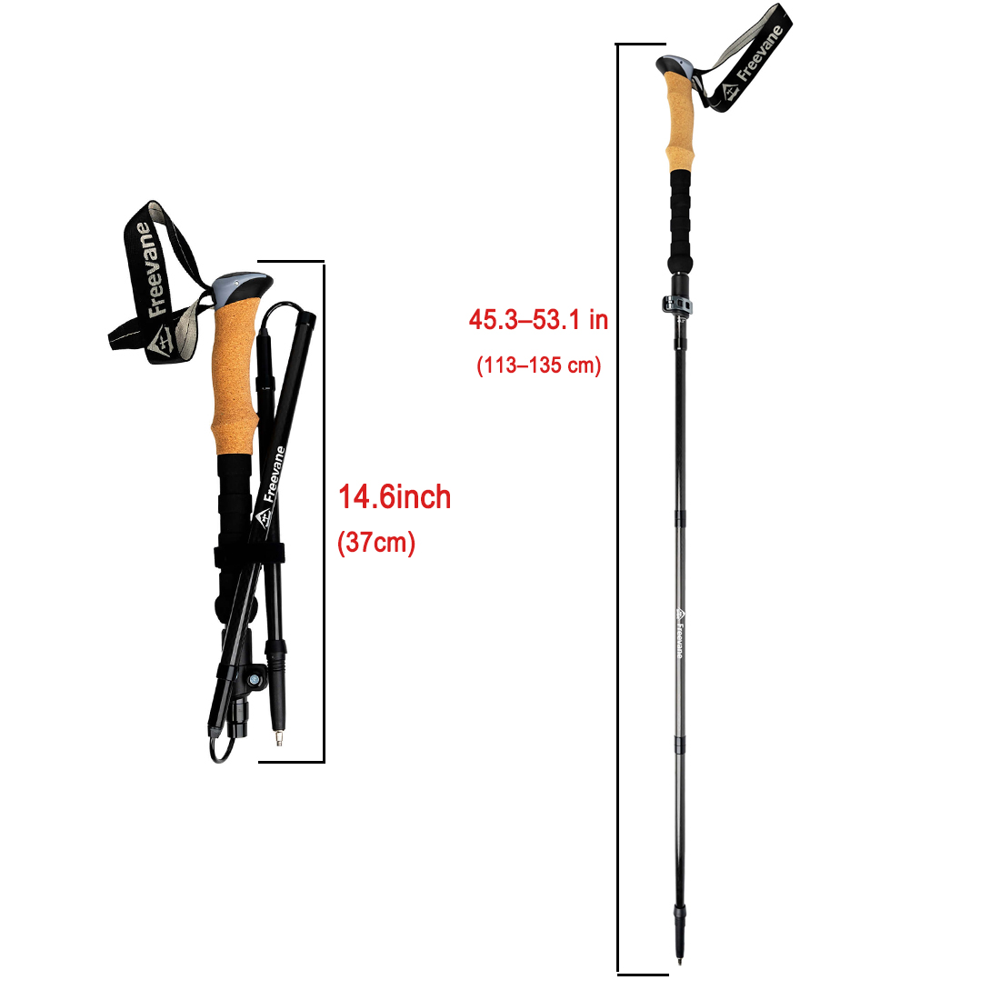 Carbon Ultralight Trekking Pol - Trekking Pole Carbon ulasan dan harga