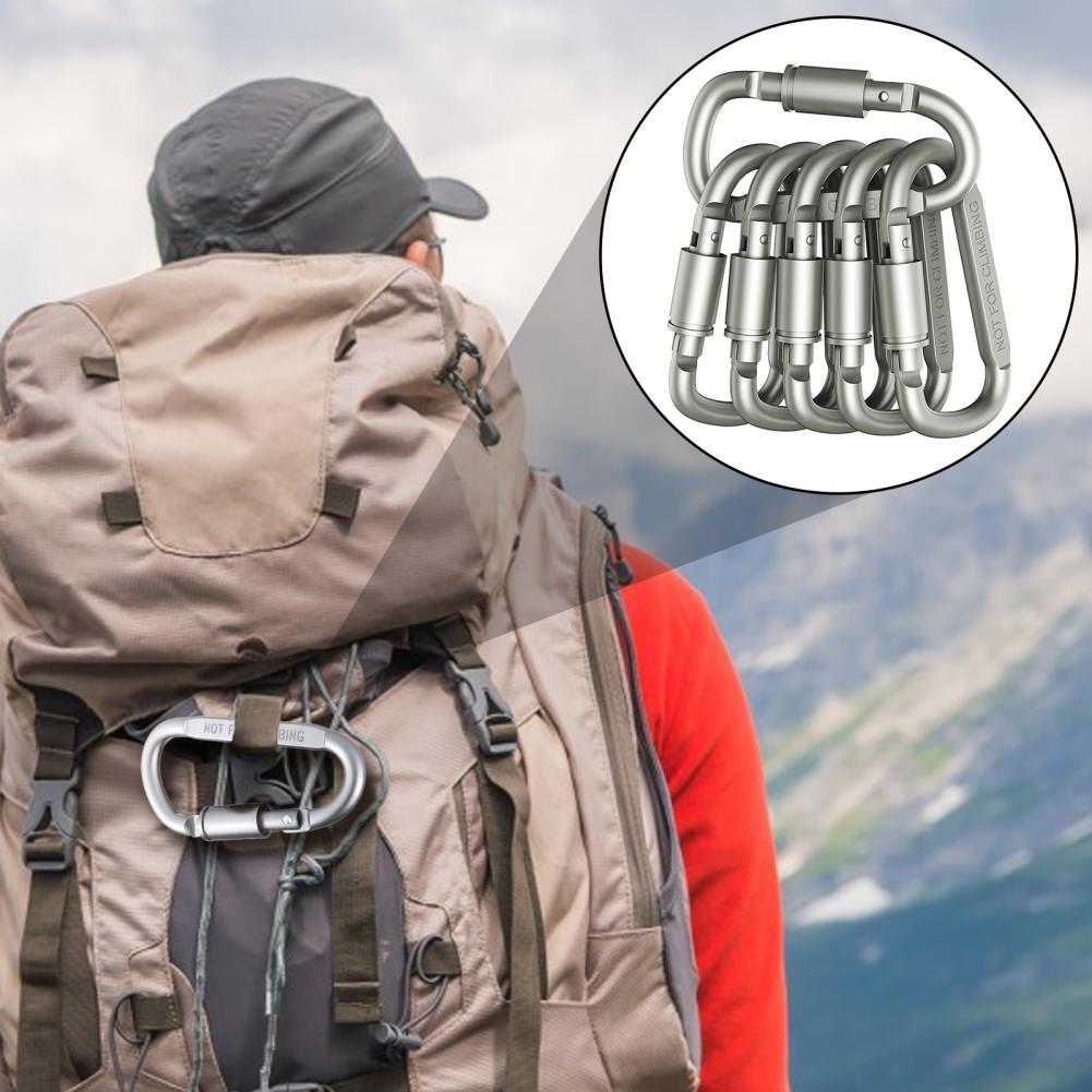 Keychain Security Carabiners 6 - Carabiner Locking D ulasan dan harga