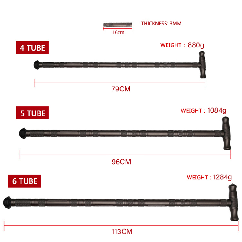 Portable Outdoor Fold Trekking - Trekking Pole Carbon ulasan dan harga