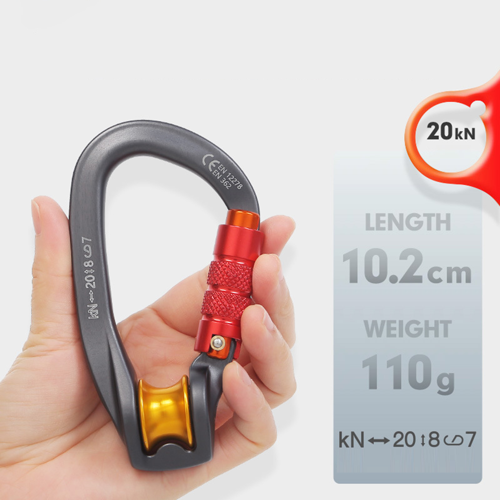 Locking Carabiner Mountaineeri - Carabiner Locking D ulasan dan harga