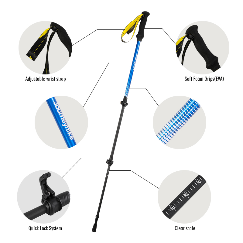 Yellow 3K Carbon Fiber Trekkin - Trekking Pole Carbon ulasan dan harga