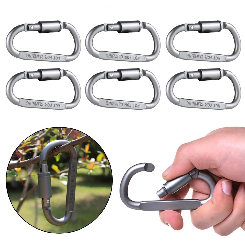 Mini Carabiner Clips 6pcs Lock - Carabiner Locking D ulasan dan harga