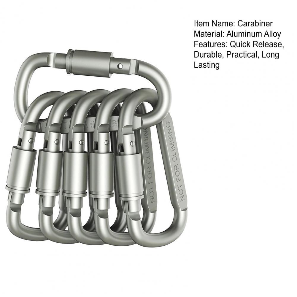 Mini Carabiner Clips 6pcs Lock - Carabiner Locking D ulasan dan harga
