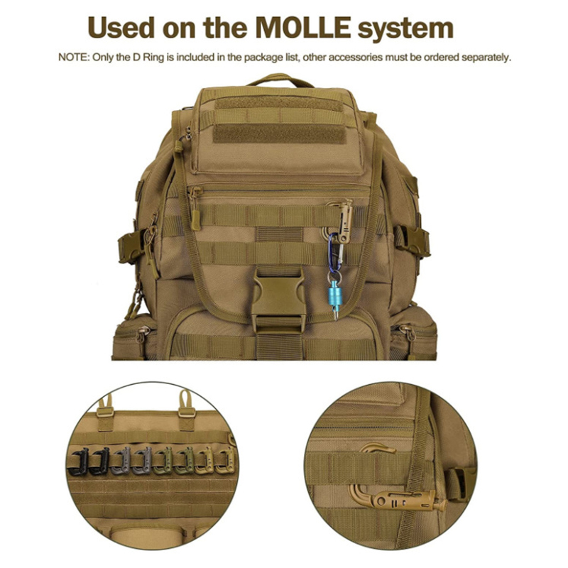 5PCS Grimloc Molle Carabiner D - Carabiner Locking D ulasan dan harga