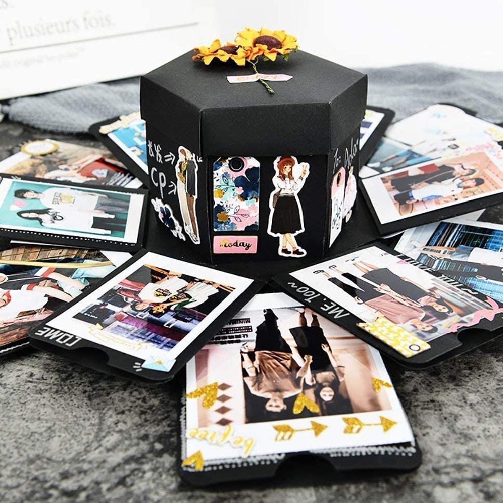 Photo Album Box DIY Scrapbook  - Outdoor Adventure Gifts ulasan dan harga