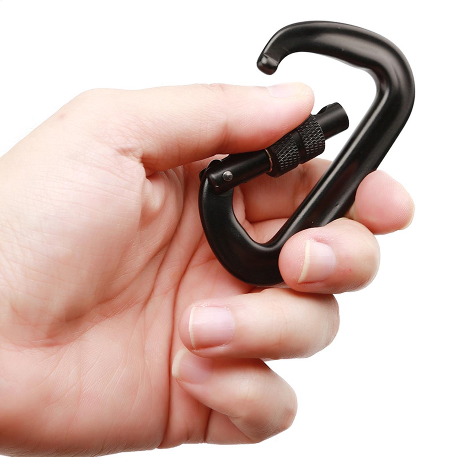 12kN Heavy Duty Locking D Ring - Carabiner Locking D ulasan dan harga