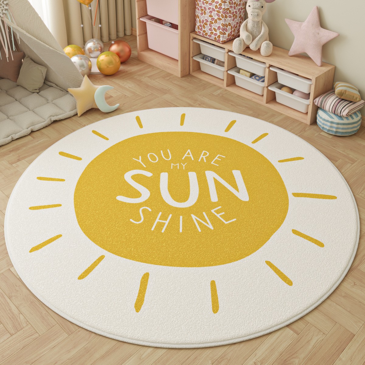 Fun in the Park Kids Round Rug - Outdoor Adventure Kids ulasan dan harga