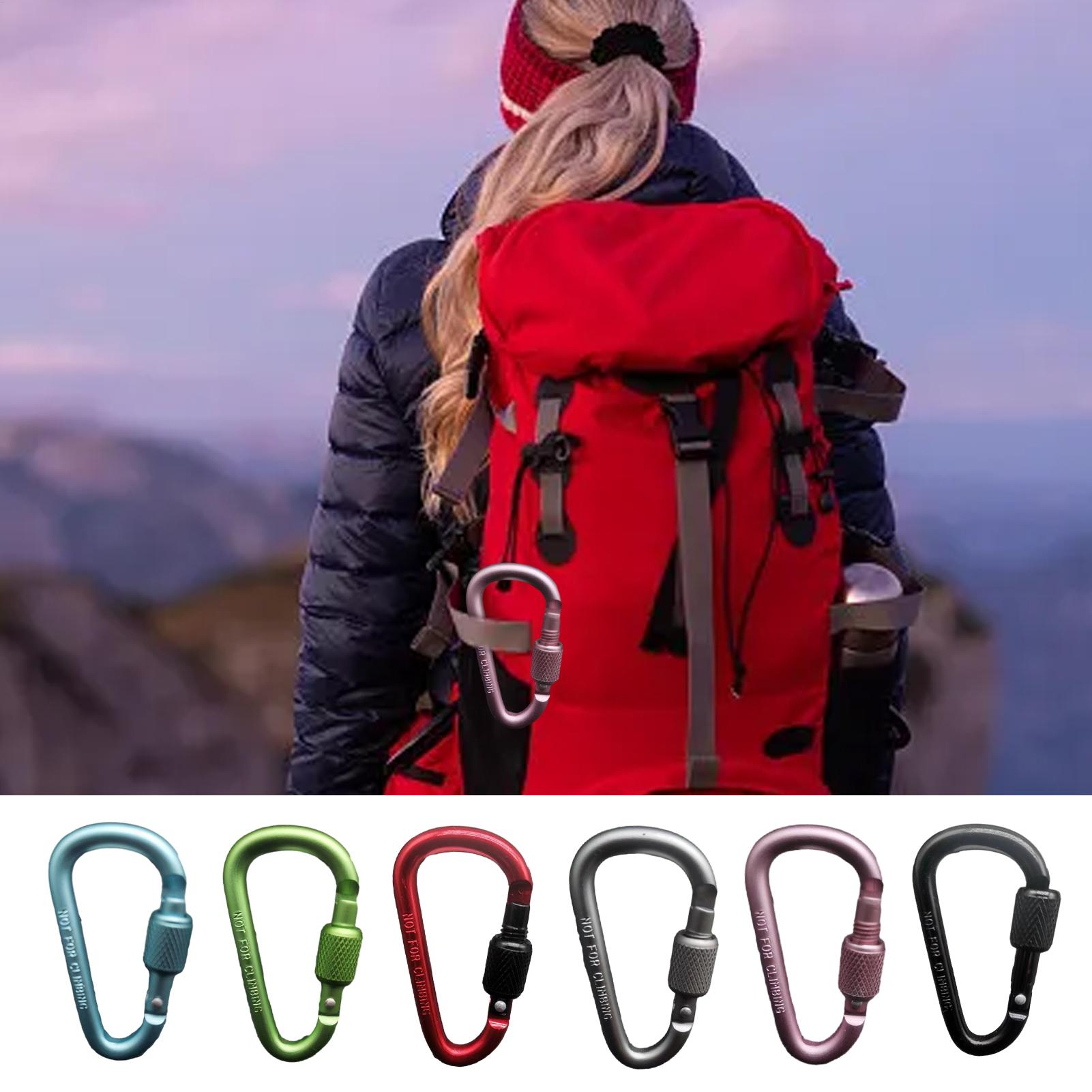 Outdoor Aluminum D Shape Locki - Carabiner Locking D ulasan dan harga