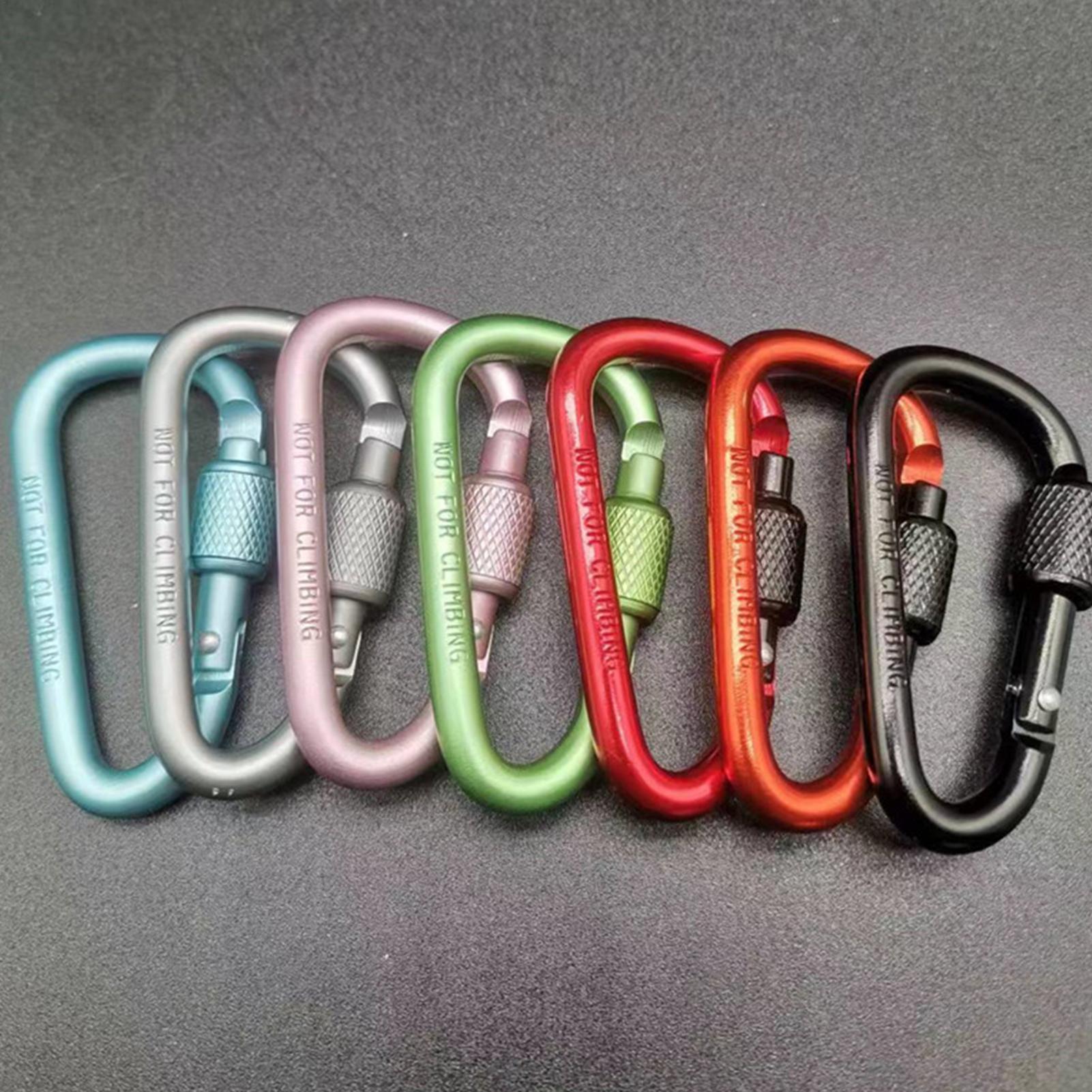 Outdoor Aluminum D Shape Locki - Carabiner Locking D ulasan dan harga