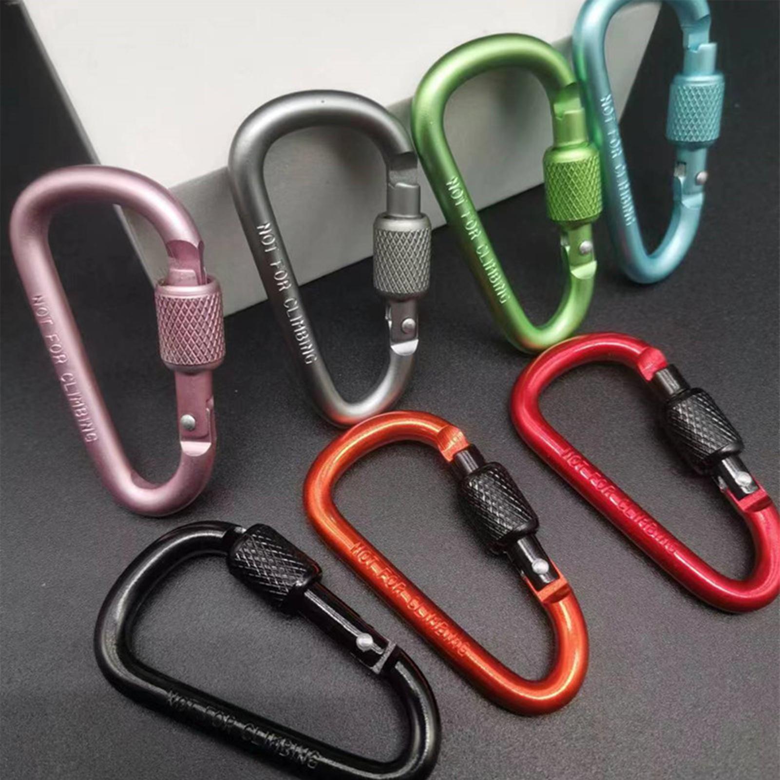 Outdoor Aluminum D Shape Locki - Carabiner Locking D ulasan dan harga