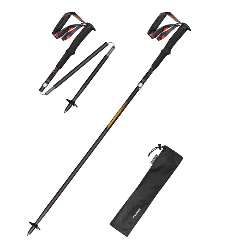 99% Carbon Fiber Folding Walki - Trekking Pole Carbon ulasan dan harga