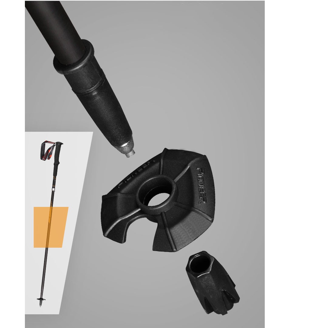 99% Carbon Fiber Folding Walki - Trekking Pole Carbon ulasan dan harga