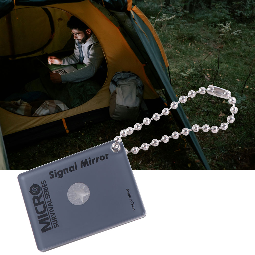 Portable Reflective Outdoor Si - Signal Mirror Rescue ulasan dan harga