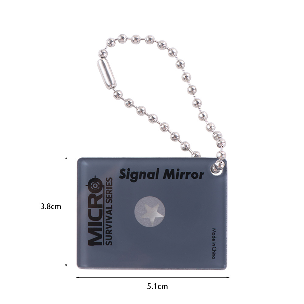 Portable Reflective Outdoor Si - Signal Mirror Rescue ulasan dan harga