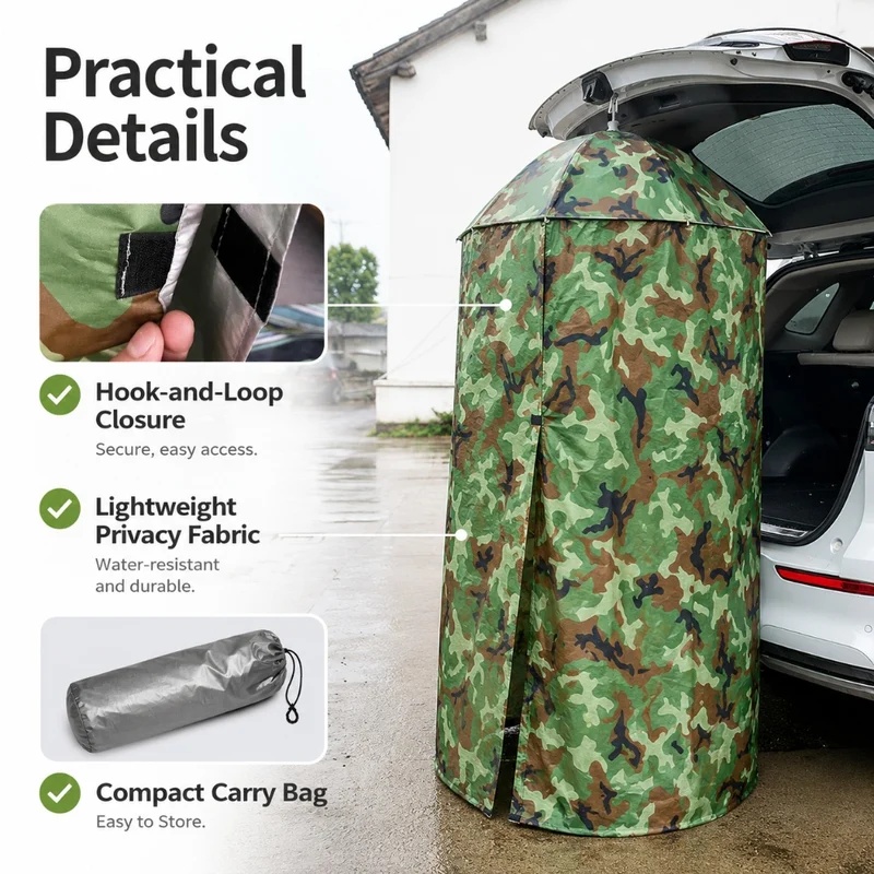 Outdoor Portable Hanging Priva - Outdoor Adventure Tent ulasan dan harga