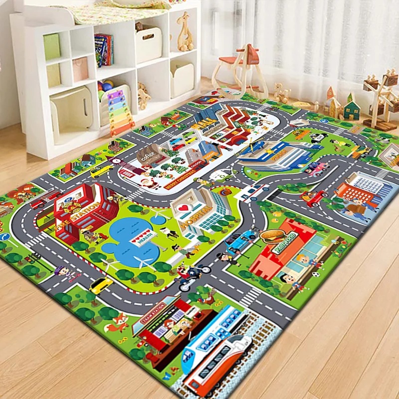 Colorful Kids City Map Play Ma - Outdoor Adventure Kids ulasan dan harga