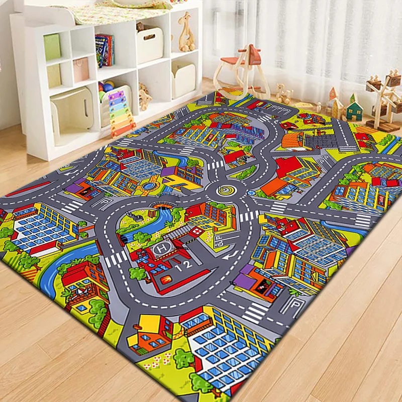 Colorful Kids City Map Play Ma - Outdoor Adventure Kids ulasan dan harga