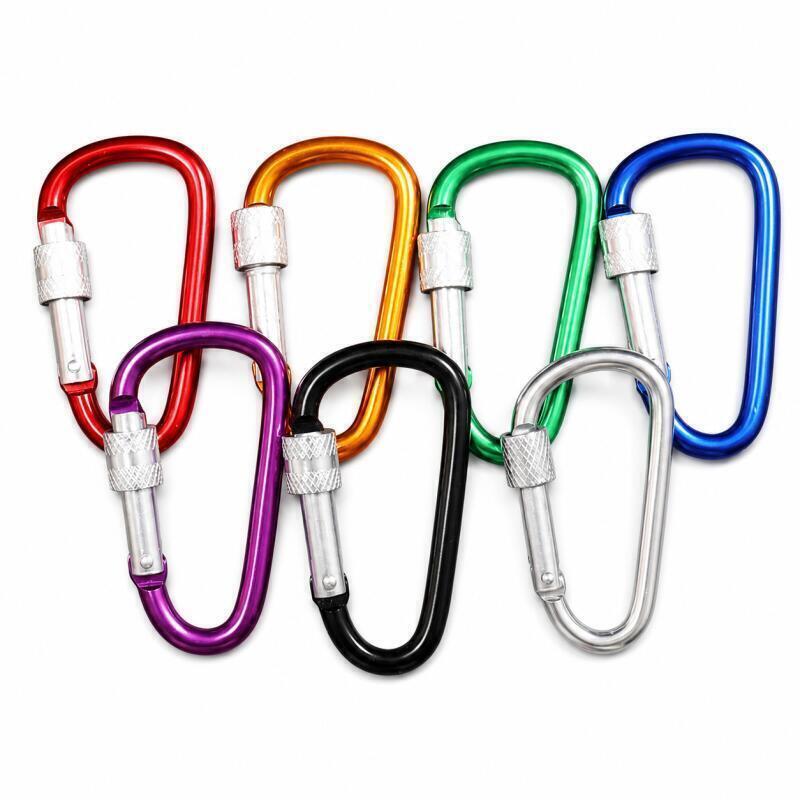 10/20/50/100PCS Carabiner 5# D - Carabiner Locking D ulasan dan harga