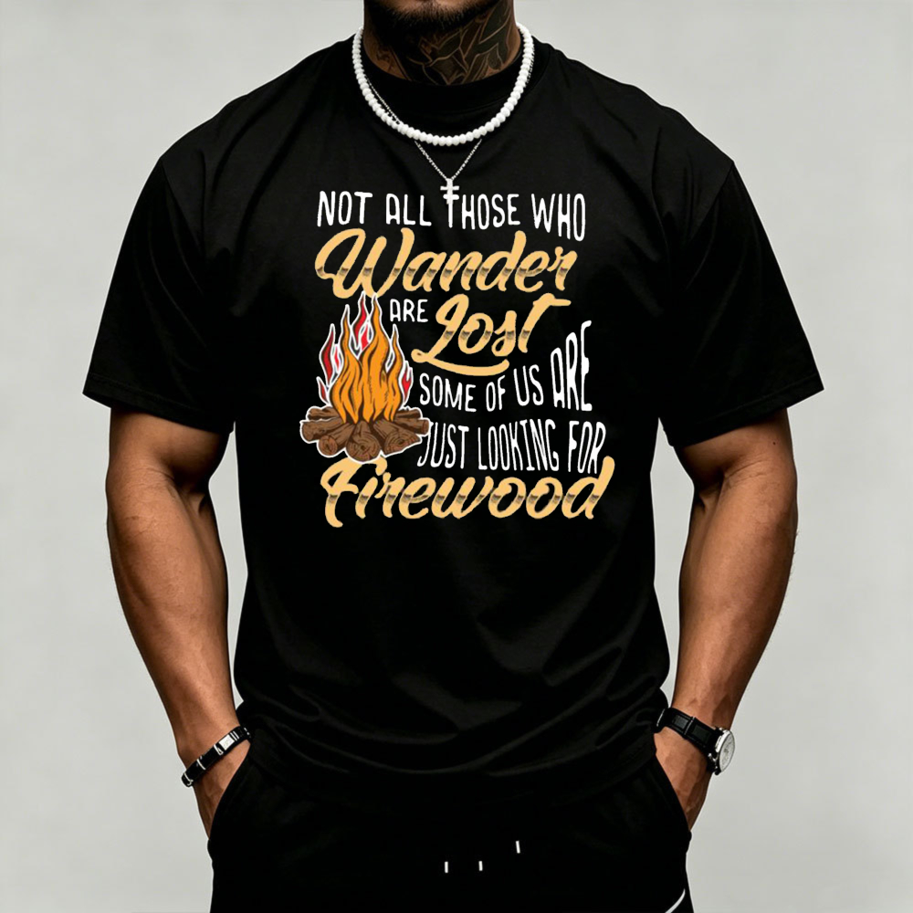 amping Campfire Graphic Men's  - Outdoor Adventure Quotes ulasan dan harga