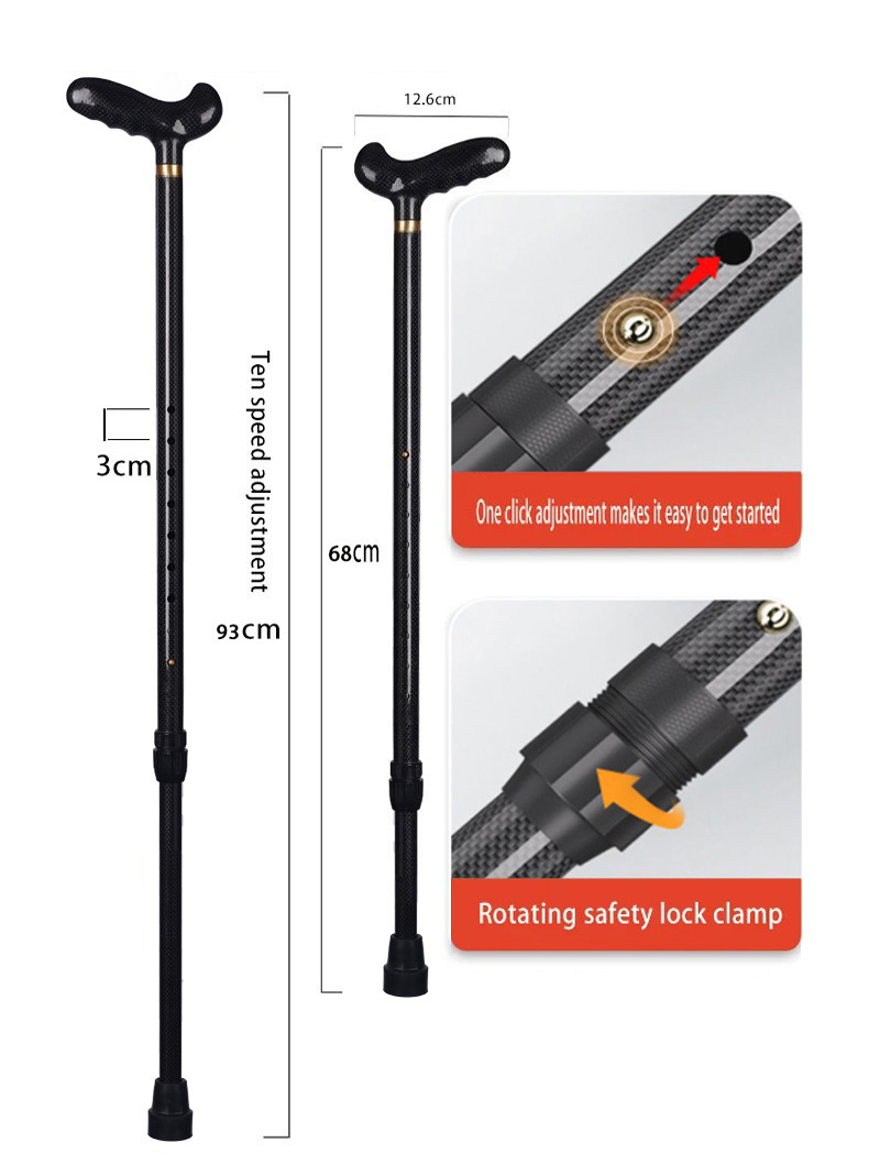Retractable Carbon Walking Sti - Trekking Pole Carbon ulasan dan harga