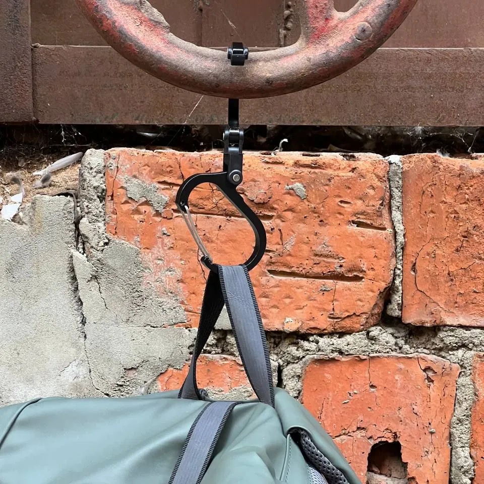 Camping Hybrid Gear Clip D-typ - Carabiner Locking D ulasan dan harga