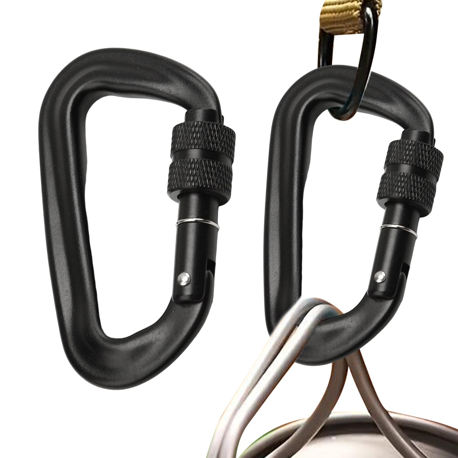 2pcs carabiner clips heavy dut - Carabiner Locking D ulasan dan harga