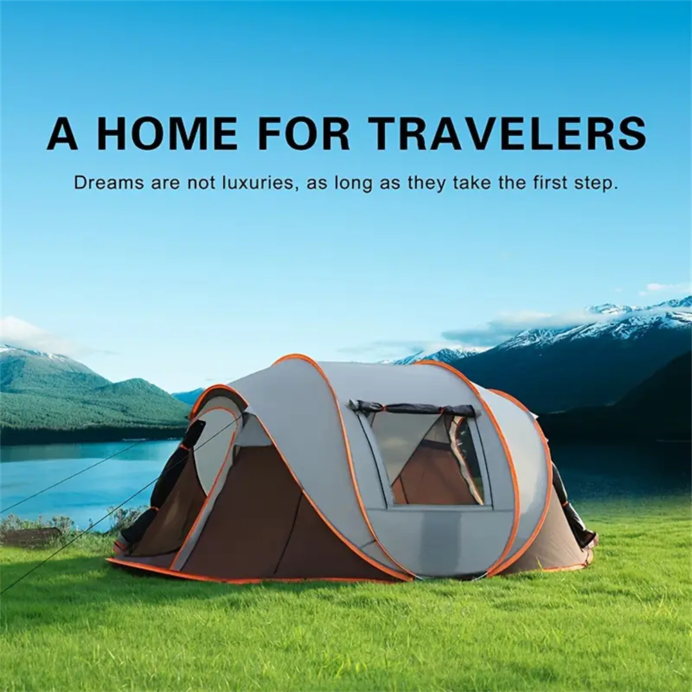 5-8 People Quick Opening Hand  - Outdoor Adventure Tent ulasan dan harga