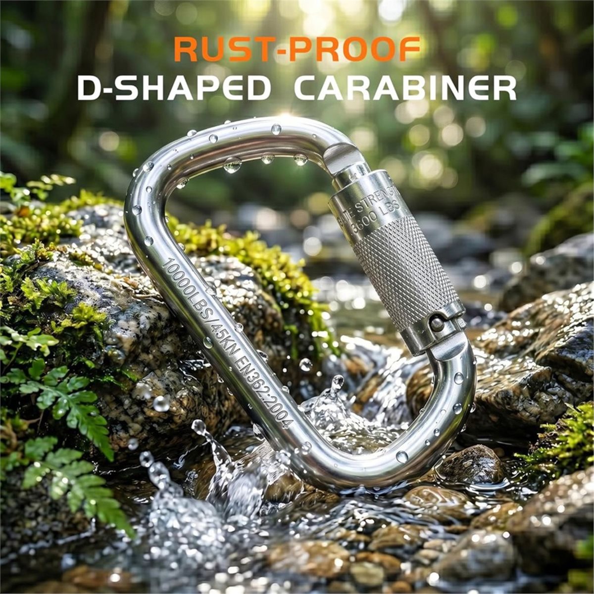 (A99Z) 45kN Auto Locking Carab - Carabiner Locking D ulasan dan harga