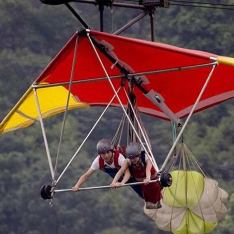 Outdoor Gliding Zipline Swingi - Outdoor Adventure Ziplines & Waterfall ulasan dan harga