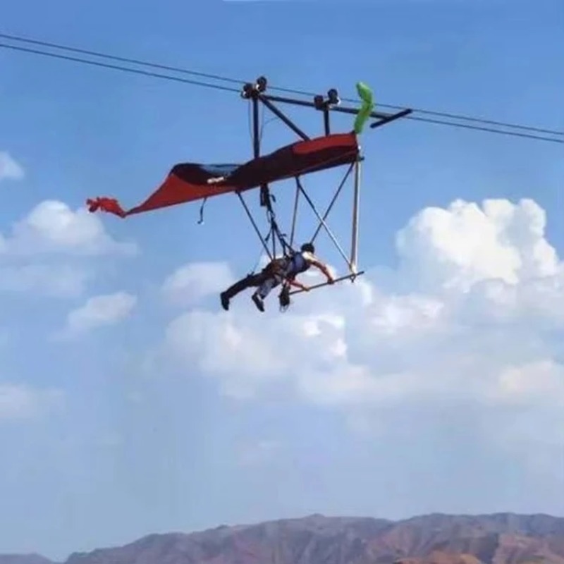 Outdoor Gliding Zipline Swingi - Outdoor Adventure Ziplines & Waterfall ulasan dan harga