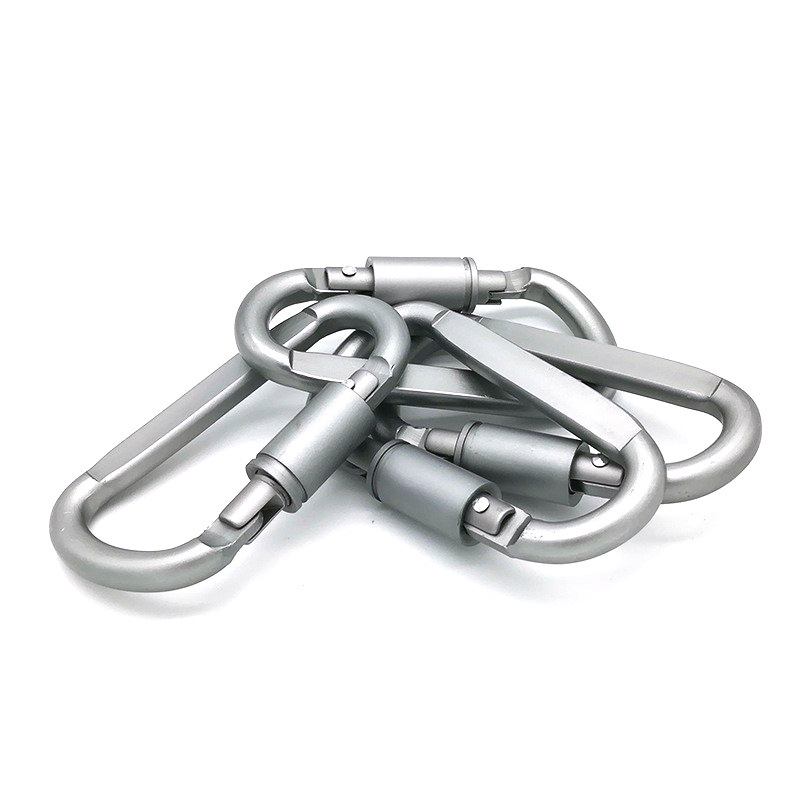 6Pcs Aluminum Carabiner Clip D - Carabiner Locking D ulasan dan harga