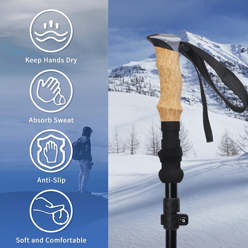 Ultra-Strong Trekking Hiking P - Trekking Pole Carbon ulasan dan harga