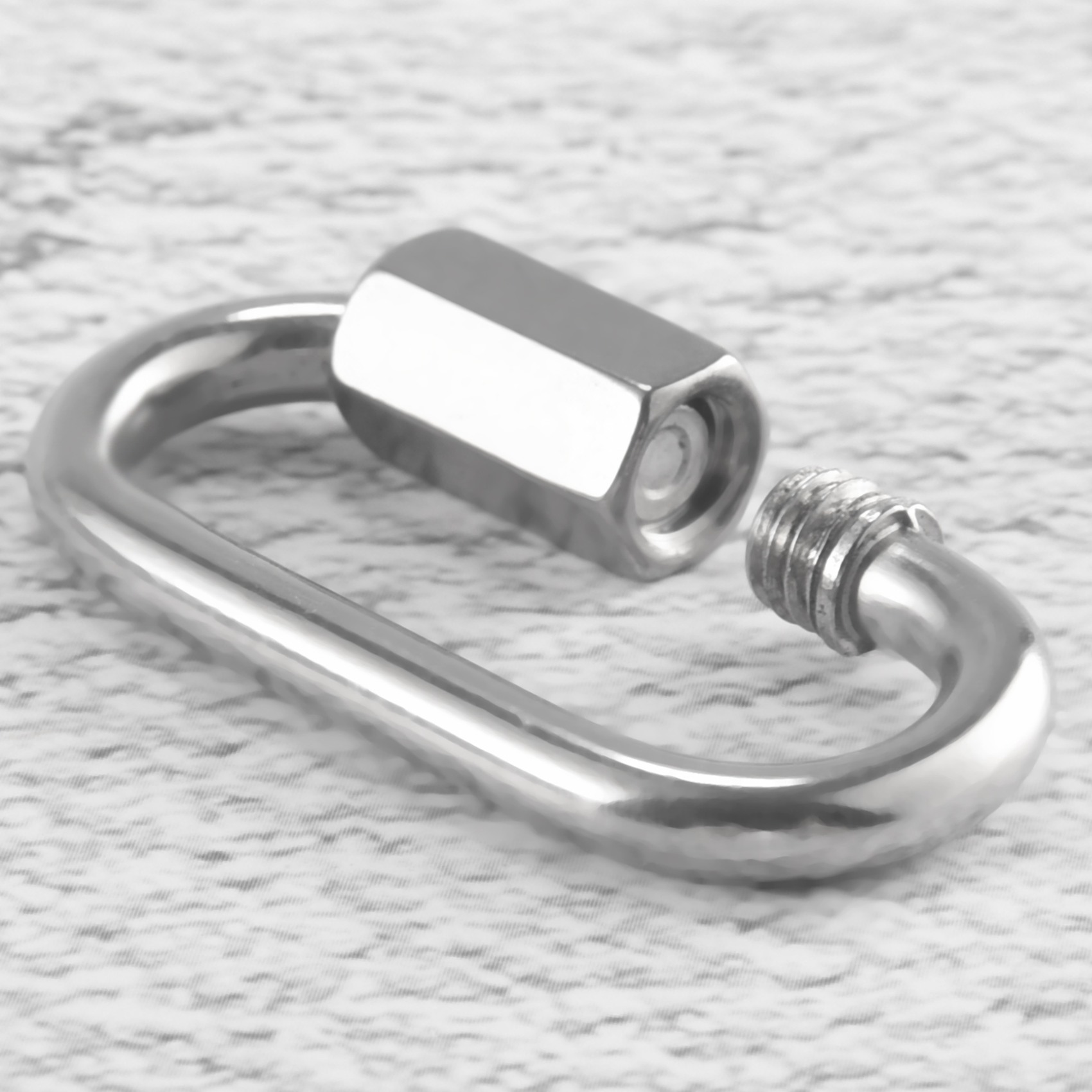 New Shown-12 Pcs Quick Link M4 - Carabiner Locking D ulasan dan harga