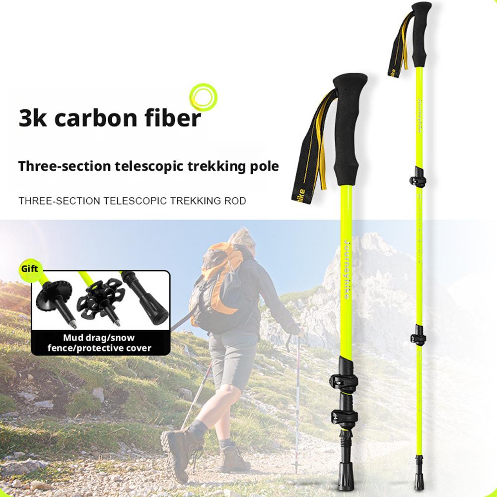 Ultralight Foldable 3-sections - Trekking Pole Carbon ulasan dan harga