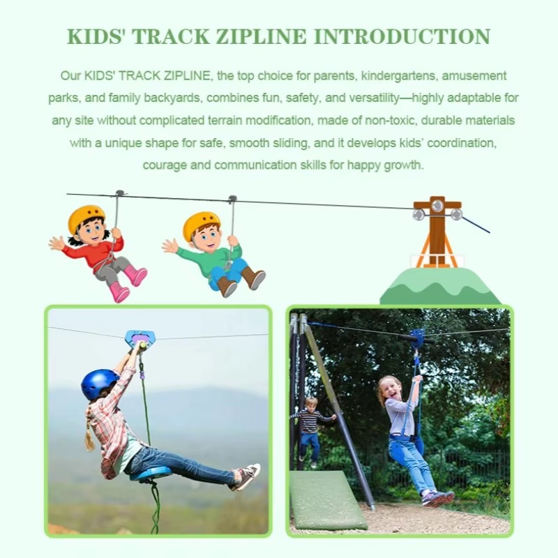 Zipline Game Set Outdoor zipli - Outdoor Adventure Ziplines & Waterfall ulasan dan harga