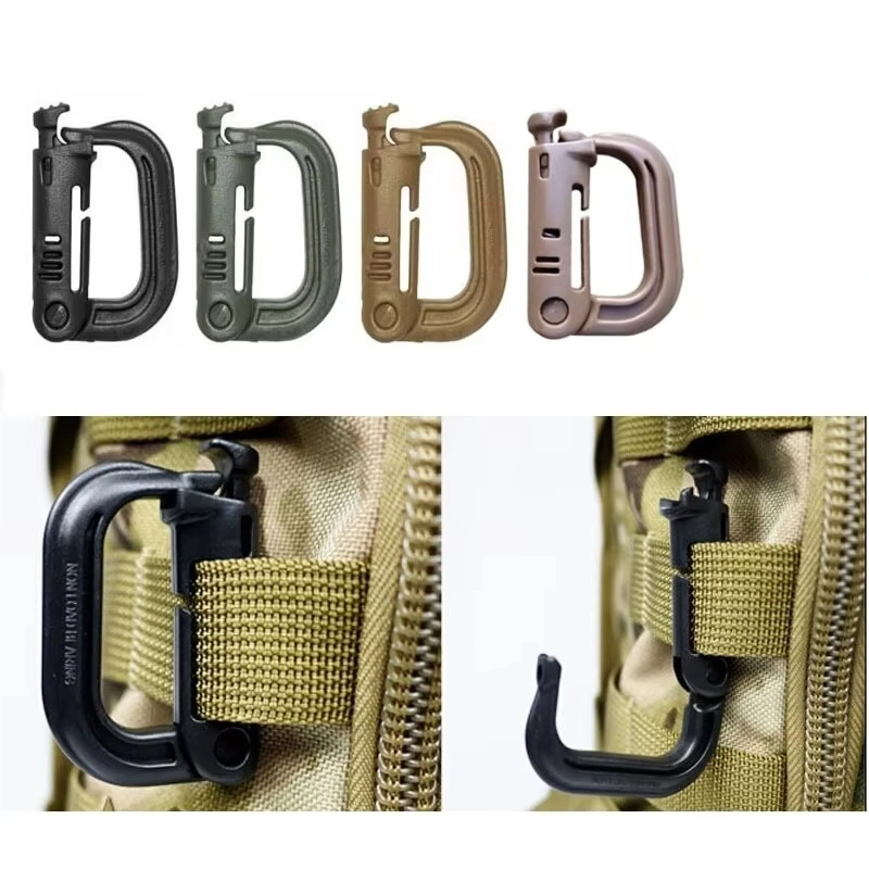 2Pcs MOLLE Carabiner Tactical  - Carabiner Locking D ulasan dan harga