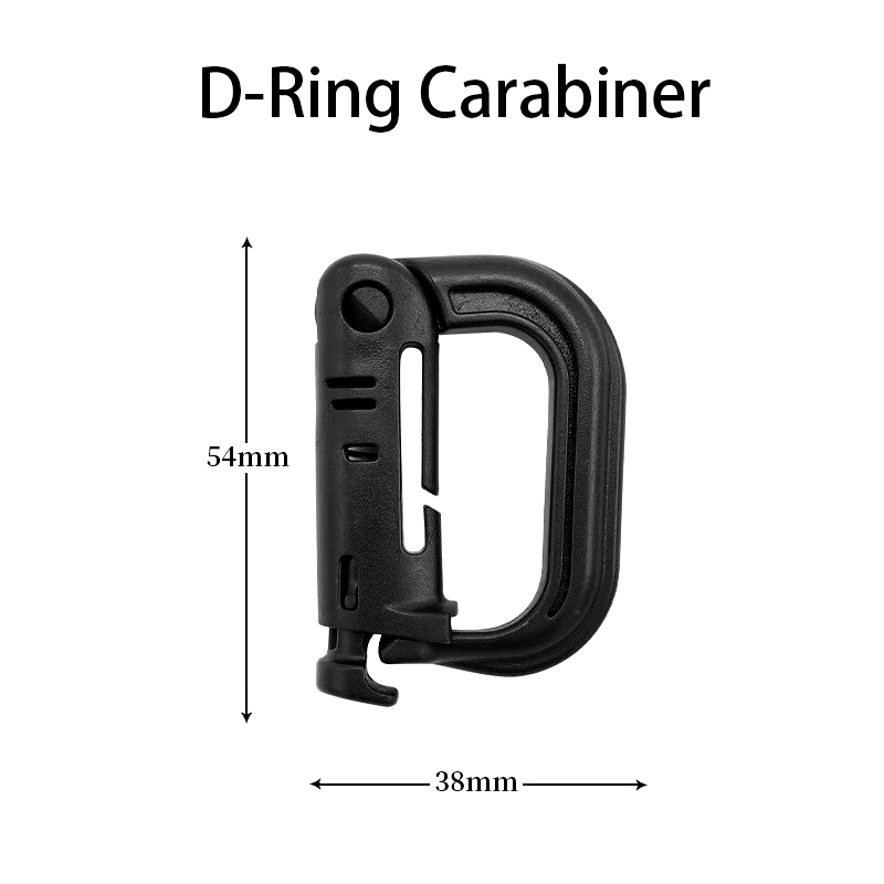 2Pcs MOLLE Carabiner Tactical  - Carabiner Locking D ulasan dan harga