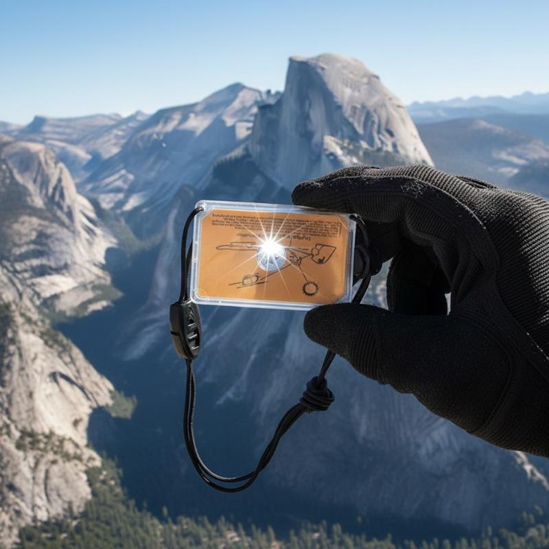 B*Outdoor Survival Signal Mirr - Signal Mirror Rescue ulasan dan harga