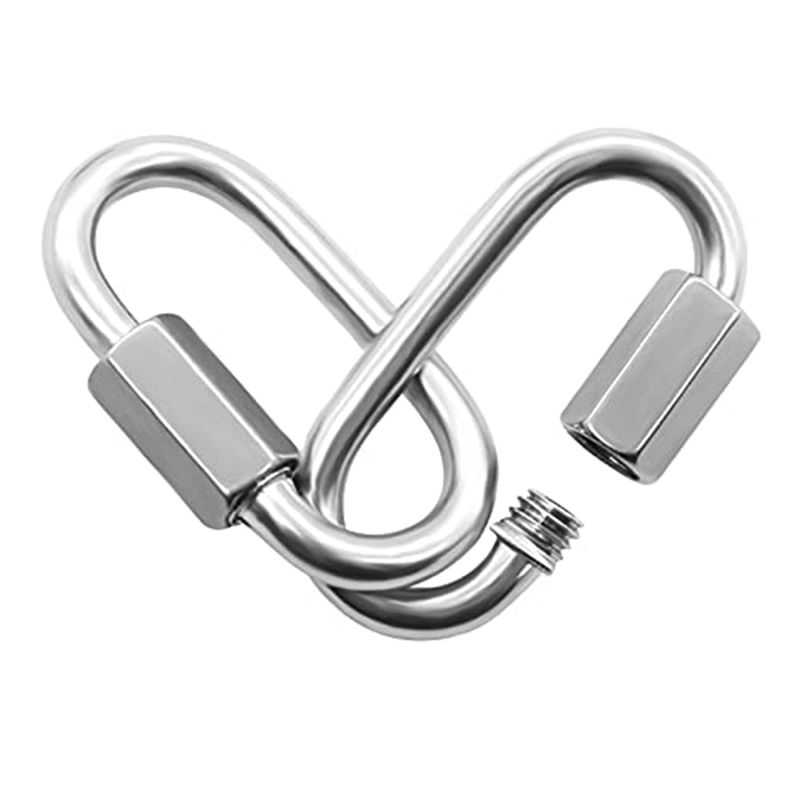 ABJS 12 Pack Quick Link 5/32 I - Carabiner Locking D ulasan dan harga
